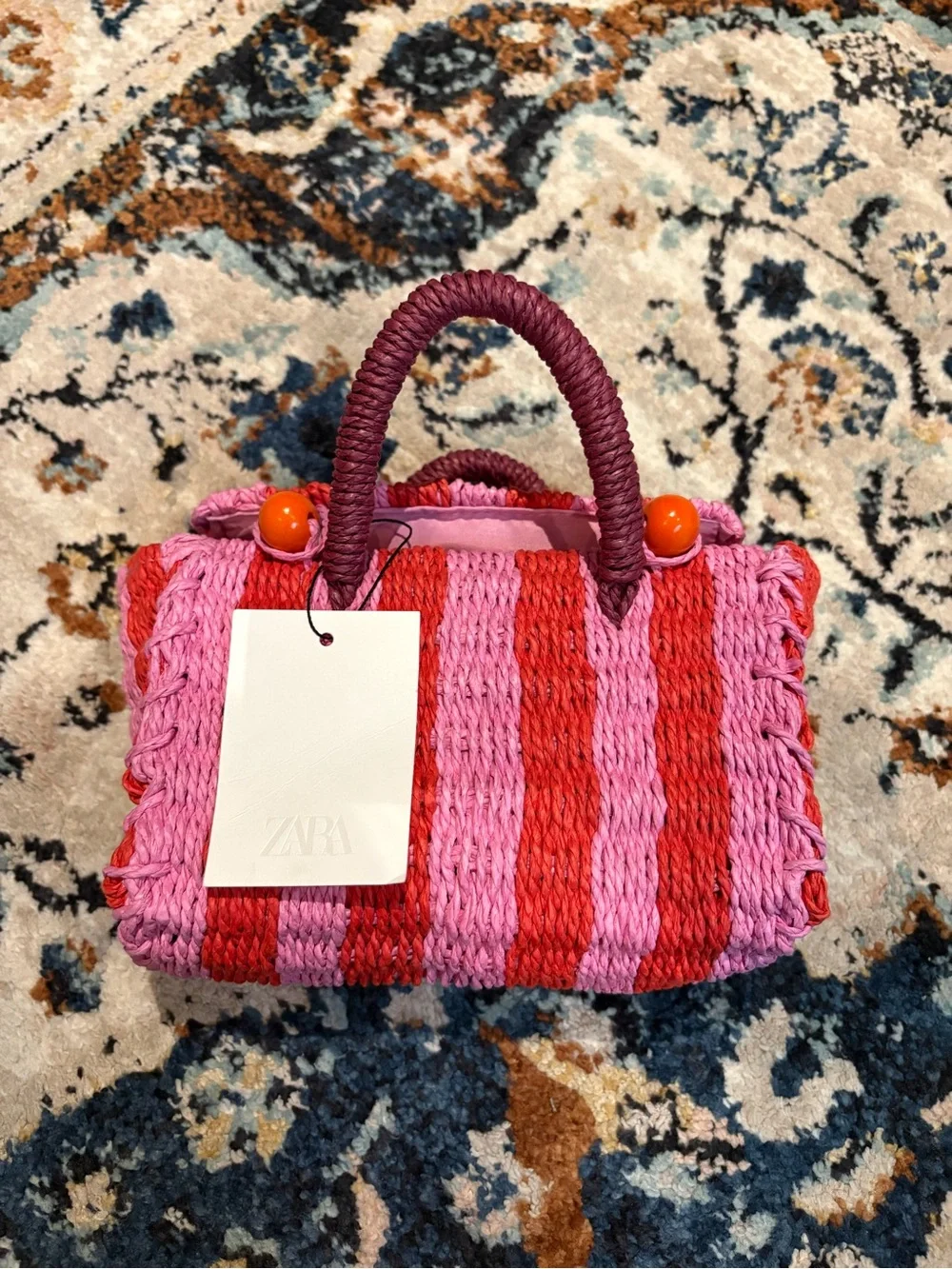 Zara Woven Trunk Bag